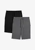 Lot de 2 bermudas en molleton, bonprix