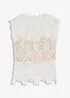 Top en dentelle, bonprix