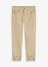 Pantalon extensible à broderies anglaises, bonprix