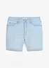 Short en jean extensible, loose, bonprix