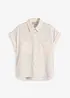 Chemisier manches courtes fluide en Lyocell mélangé, bonprix
