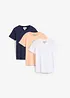 Lot de 3 T-shirts 100% coton, bonprix