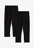 Lot de 2 leggings 3/4 en coton extensible, bonprix