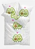 Parure de lit motif avocats, bonprix