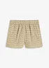 Short avec broderies anglaises, bonprix