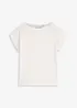 T-shirt en viscose avec dentelle, bonprix