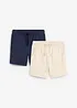 Lot de 2 shorts en jersey 100% coton, bonprix