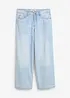 Jean baggy, taille mi-haute, doux, raccourci, bonprix