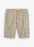 Bermuda cargo 100% coton, Regular, bonprix