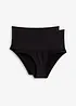 Lot de 2 slips sculptants sans coutures, maintien modéré, bonprix