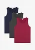 Lot de 3 débardeurs, bonprix