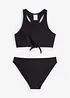 Bikini en matière texturée (ens. 2 pces), bonprix