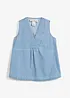 Blouse sans manches en jean, bonprix