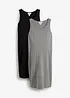 Lot de 2 robes de grossesse et d’allaitement en jersey coton, bonprix