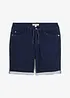 Bermuda en molleton effet jean, Regular, bonprix