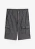 Short cargo long en chambray, Regular, bonprix