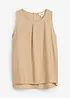 Top fluide sans manches en viscose mélangée, bonprix