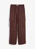 Pantalon cargo fluide en Lyocell mélangé, bonprix