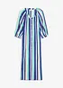 Robe caftan rayée en viscose texturée, bonprix