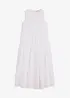 Robe longue en coton avec fronces, bonprix