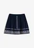 Mini-jupe avec broderie, bonprix