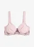 Soutien-gorge minimiseur à broderies, bonprix