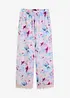 Pantalon de pyjama fluide en satin, bonprix