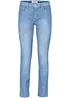 Jean slim taille mi-haute, cropped, bonprix
