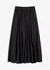 Jupe longue en matière froissée, bonprix