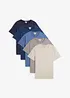 Lot de 5 T-shirts, bonprix