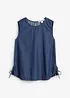 Top en jean de coton, bonprix