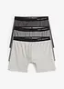Lot de 3 boxers mi-longs coton, bonprix