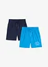 Lot de 2 bermudas jersey 100% coton, bonprix