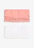 Lot de 2 soutiens-gorge bandeau coton, bonprix