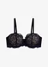Soutien-gorge balconnet en dentelle à franges, bonprix