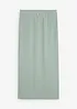 Jupe longue en crêpe léger, bonprix