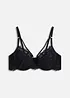Soutien-gorge à coques avec dentelle à franges, bonprix