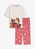 Pyjama corsaire 100% coton, bonprix