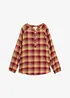 Blouse longue en flanelle, bonprix