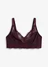 Soutien-gorge bralette avec broderies, bonprix