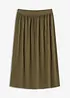 Jupe fluide en jersey de viscose mélangée, bonprix