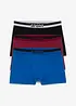 Lot de 3 boxers coton, bonprix