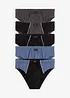 Lot de 5 slips coton, bonprix