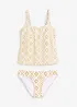 Tankini (ens. 2 pces) à col rond, bonprix