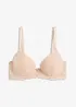 Soutien-gorge à coques et broderies florales, bonprix