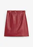 Mini-jupe en cuir d’agneau nappa, bonprix