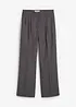 Pantalon à pinces fluide, bonprix