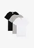 Lot de 3 T-shirts 100% coton, bonprix
