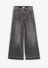 Jean large taille haute, raccourci, bonprix