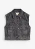Gilet sans manches en jean, bonprix